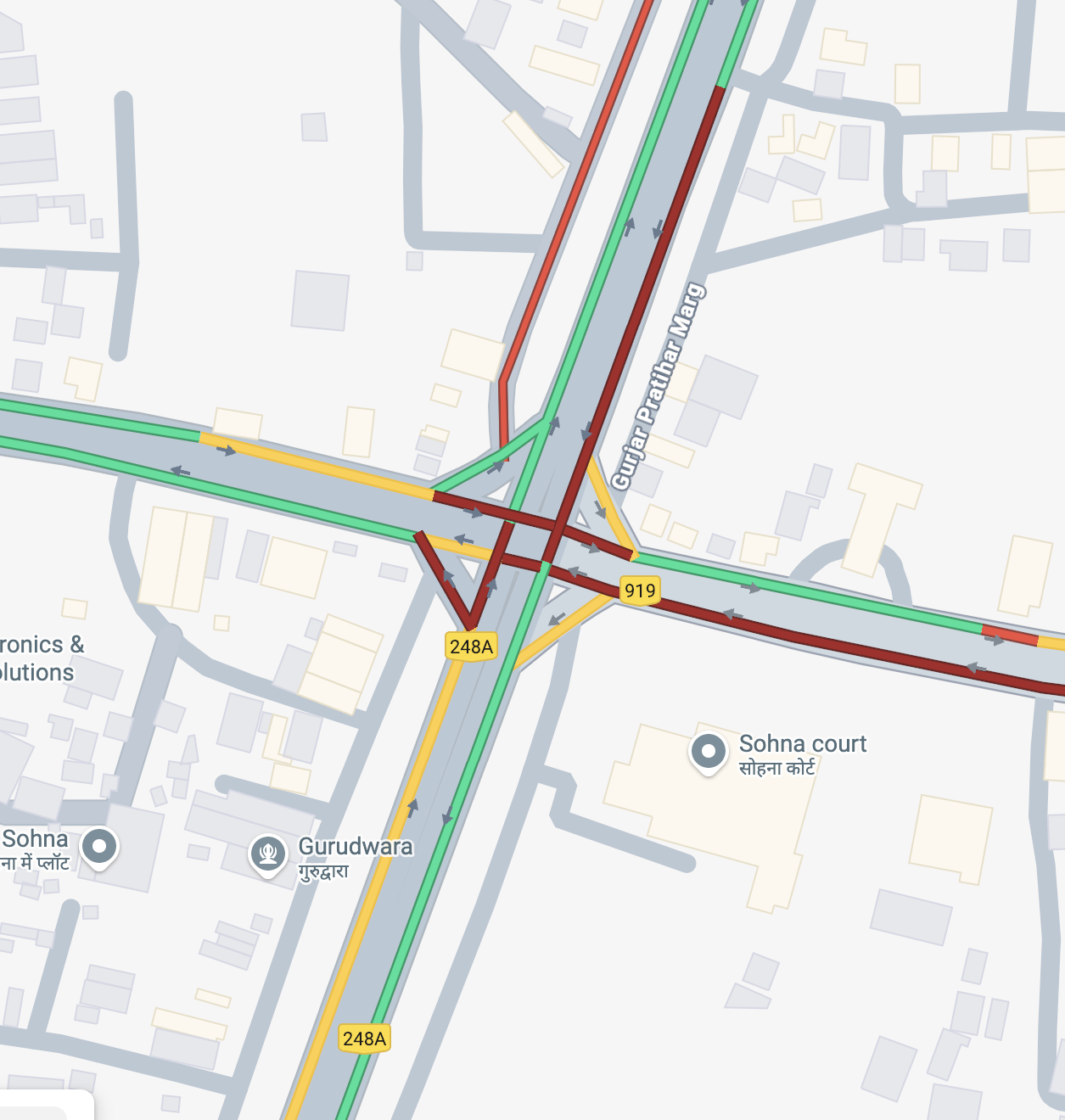 Google Maps Traffic Layer